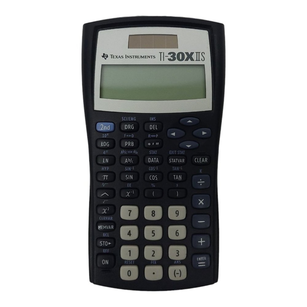 Texas Instruments TI 30X IIS 2 Line Scientific Calculator Solar Tested Works - Picture 4 of 12